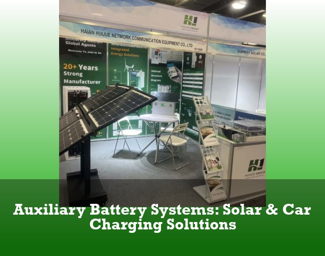 Auxiliary Battery Systems: Solar & Car Charging Solutions